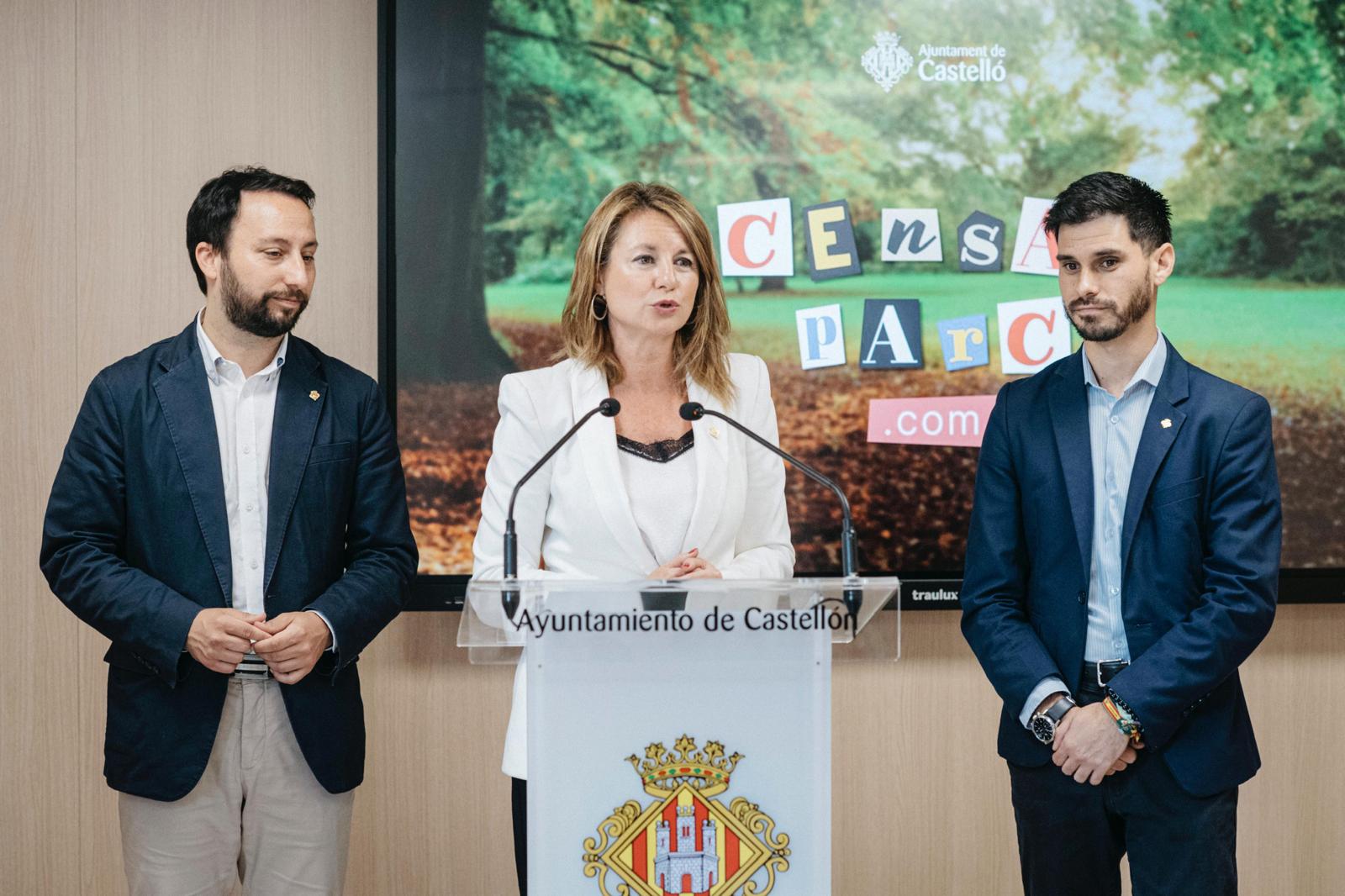 Begoña Carrasco presenta Censal Parc “el major parc urbà de la ciutat que serà possible gràcies a les opinions de tots els castellonencs”
