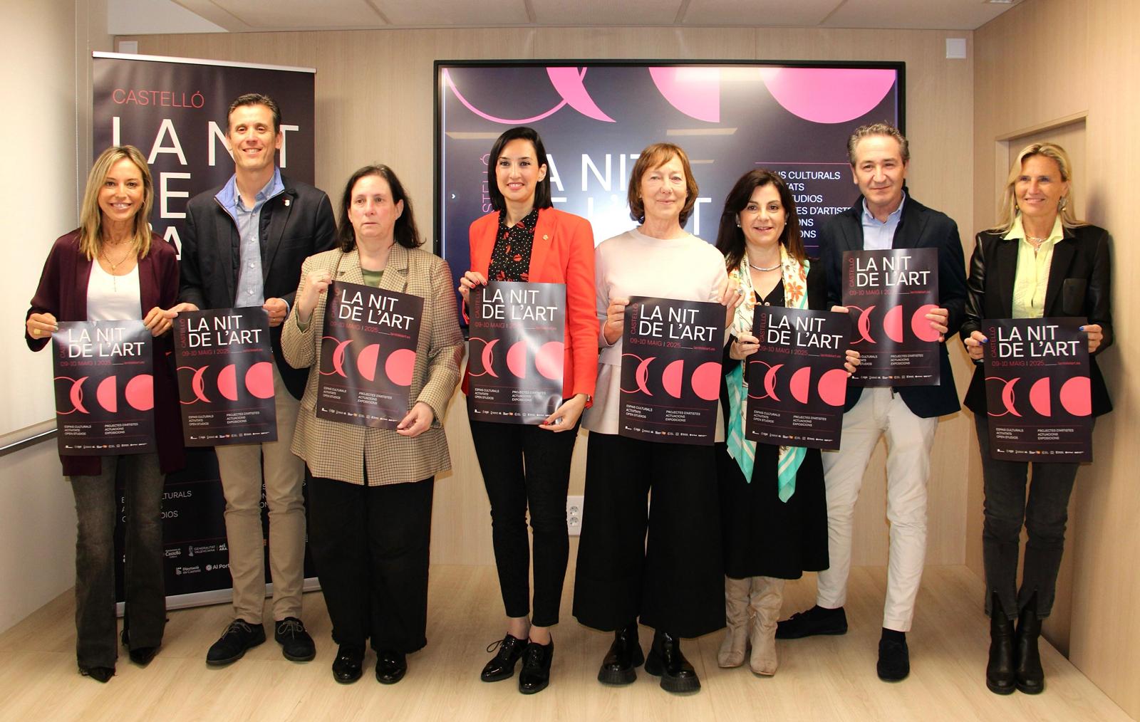 L'Ajuntament acull la presentació de la Nit de l’Art de Castelló amb 120 propostes culturals de 15 disciplines i la participació de 500 artistes
