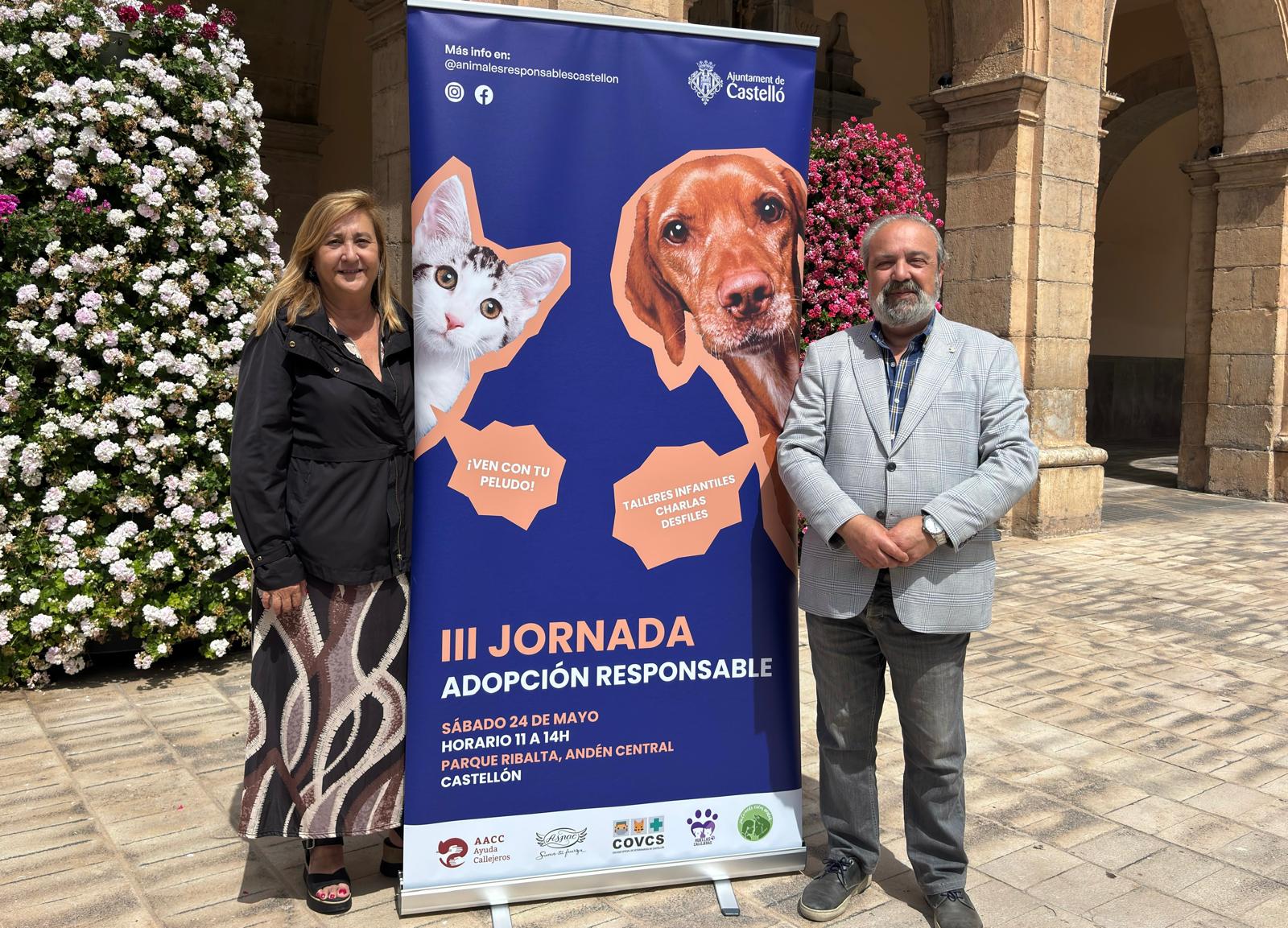 Castelló celebra este dissabte la III Jornada d'Adopció de Mascotes amb activitats per a tota la família al Parc Ribalta