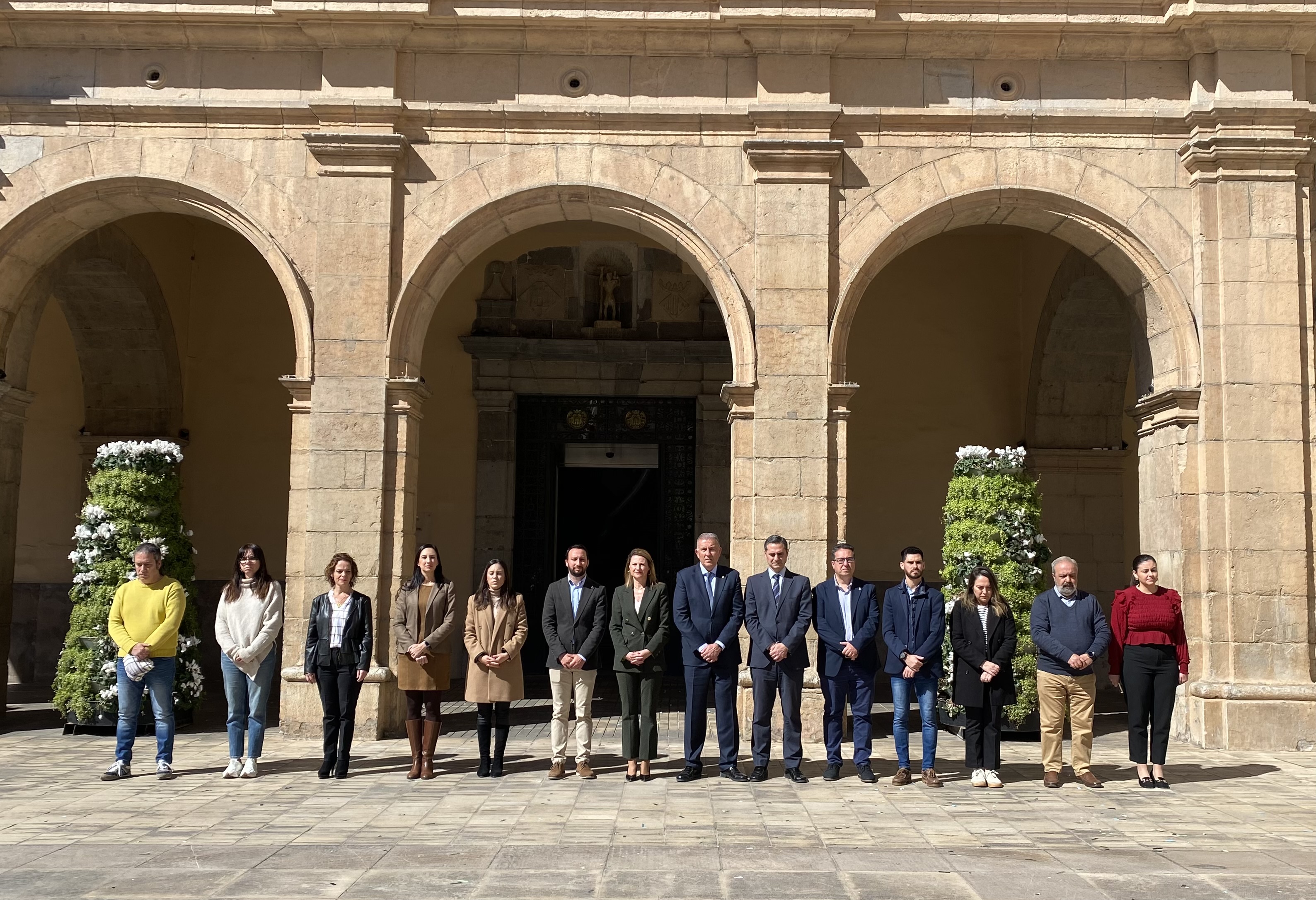 Castellón guarda un minuto de silencio por las víctimas del 11M en el 20 aniversario de la tragedia