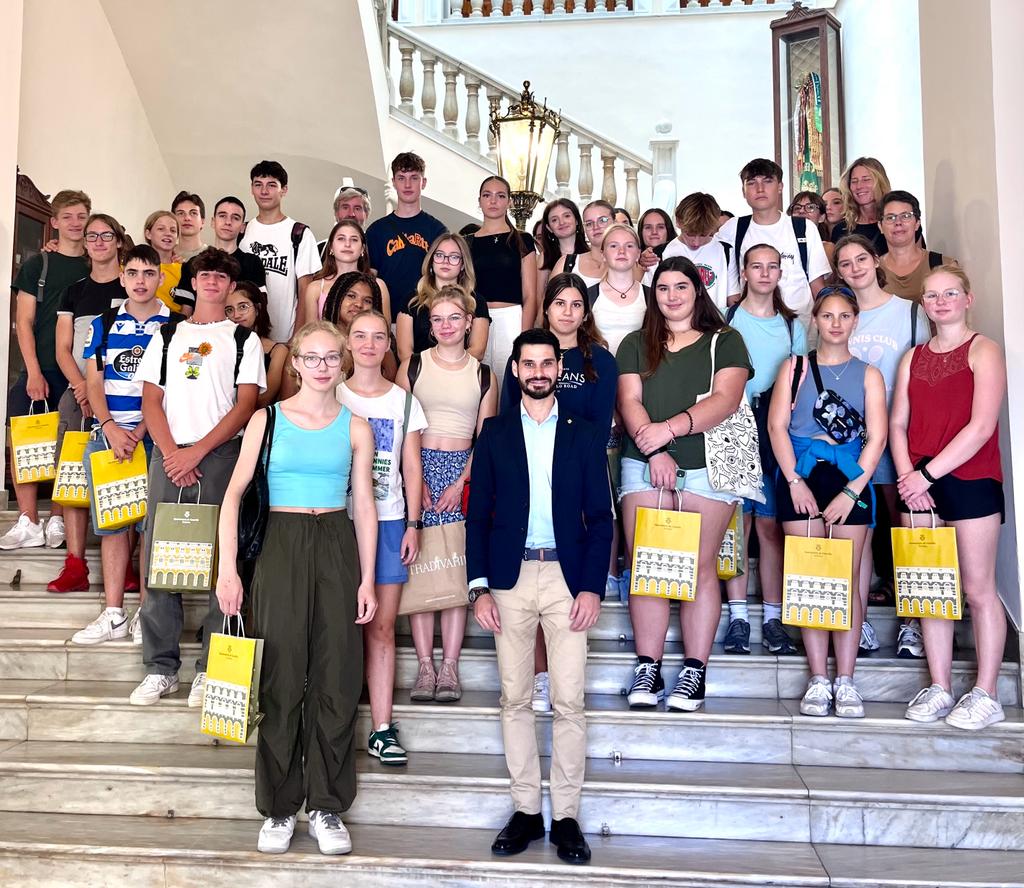 Castellón recibe a los estudiantes alemanes del programa Erasmus+ en el IES Penyagolosa