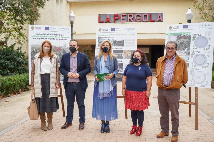 Marco, Lopez y Escuder en la rdp sobre el proyecto de la Pergola.jpg