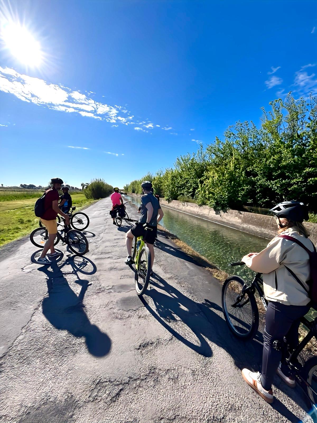 Castelló acosta i promociona el valor ecològic i turístic de la Marjalería a través de visites guiades amb bicicleta