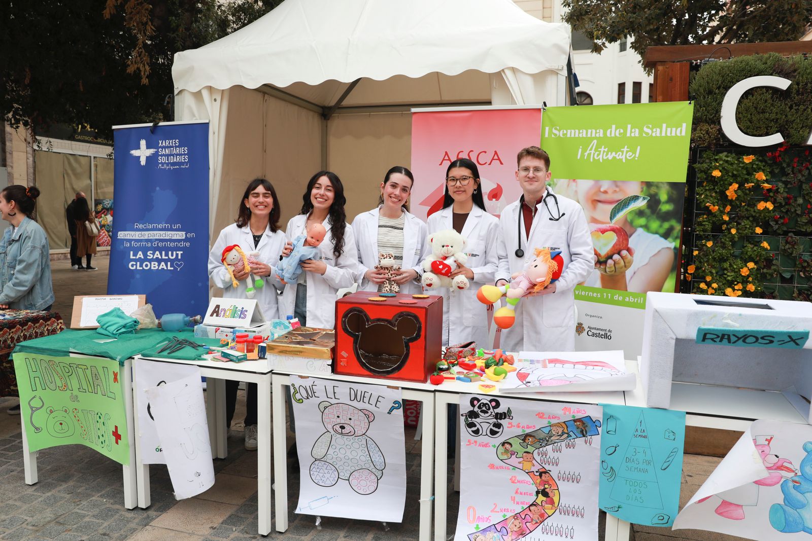 La regidoria de Salut Pública posa el fermall final a la I Setmana de la Salut amb una iniciativa pensada perquè els més xicotets perden la por als hospitals